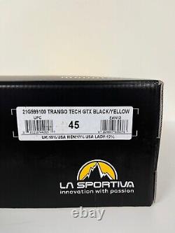 La Sportiva Trango Tech GTX Gore-Tex WATERPROOF Black Yellow Mountaineering Boot