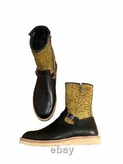 MNS 11 Leather Black/Yellow Two Thousand Never Mason Boots Made In The USA