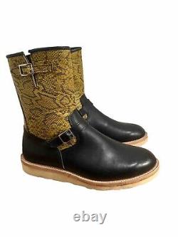 MNS 11 Leather Black/Yellow Two Thousand Never Mason Boots Made In The USA