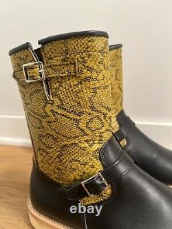 MNS 11 Leather Black/Yellow Two Thousand Never Mason Boots Made In The USA