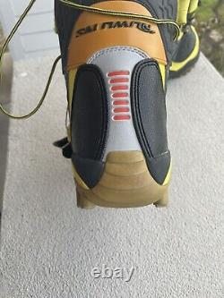Mens SALOMON SYNAPSE Customfit 3D Size 8 Black & Yellow Snowboard Boots