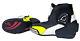 Motorcycle Boots Short Racing Atrox Leather Black Neon Yellow