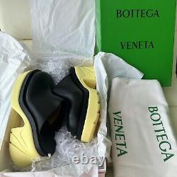 NEW Bottega Veneta Women's Flash Mules Leather Black Yellow Multicolor Sz 41