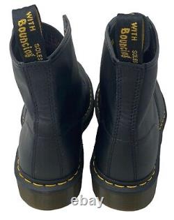 NEW Dr. Martens 101 Men's Size 13 Black Leather Yellow Stitch