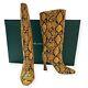 Nib Chelsea Paris Queen Boots, Yellow Snake Print, Size 37eu