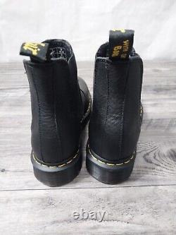 New DR MARTENS WOMEN'S 2976 Yellow STITCH LEATHER CHELSEA BOOT SIZE 8 EU 41