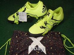 New Mens Adidas X 15.1 FG AG Soccer Cleats Football Boots Yellow Black B32782