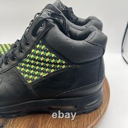 Nike Air Max Goadome ACG Boot Black Green Yellow Jamaica Woven Men Sz. 13 OG