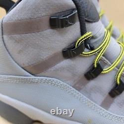 Nike Jordan 6 Ring Winterized Men's Boots Size 7 Grey Black Yellow Womens Sz 8.5