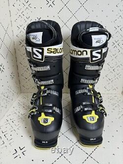 SALOMON S XPro 130 Energyzer Black Yellow Ski Boots 26/26.5 306 mm