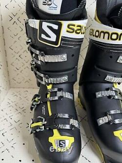 SALOMON S XPro 130 Energyzer Black Yellow Ski Boots 26/26.5 306 mm