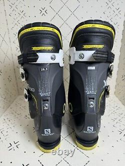 SALOMON S XPro 130 Energyzer Black Yellow Ski Boots 26/26.5 306 mm