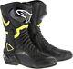 Smx-6v2 Vented Street Riding Boots Black/yellow Us 12 Alp. 2223017-1550-47