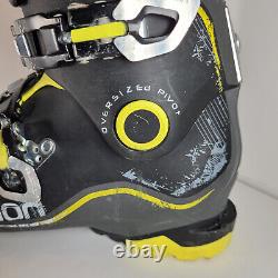 Salomon XPro 130 Energyzer Men's Ski Boots Black Yellow Mondo Size 27 / US 9
