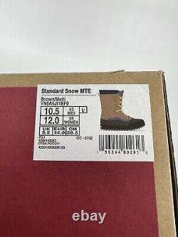 Size 10.5 Vans Standard Zip MTE Boots Brown Black Snow Boots Brown Black Yellow