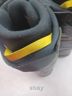 Ski-Doo BRP Snowmobile Holeshot Boots Size 12 Lace up Black Yellow Reflective