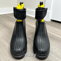 Sorel Women's Medina lll Ankle Rain Boots Yellow and Black Size 9