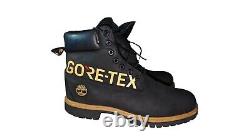 TIMBERLAND Limited Edition Men's 6 X PREMIUM GORE-TEX BOOTS Black Yellow Sz 10