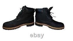 TIMBERLAND Limited Edition Men's 6 X PREMIUM GORE-TEX BOOTS Black Yellow Sz 10