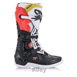Tech 3 Boots Black/White/Red/Yellow US 7 CLOSEOUT 2013018-1238-71