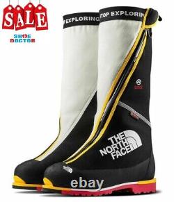 The North Face Men's Verto S8K boots Black/White/YellowithRed A0Z7KX9 SIZE 8.5