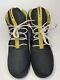 Timberland Boots Waterproof Men's Size 9 Euro Hiker Black Nubuck/yellow