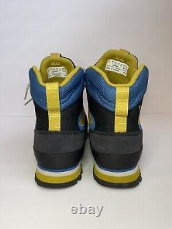 Timberland Boots Waterproof Men's Size 9 Euro Hiker Black Nubuck/Yellow