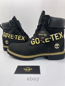 Timberland X Gore-Tex Limited Release A2ECJ 6 Inch Black Yellow Size 8.5 Super