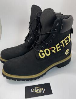 Timberland X Gore-Tex Limited Release A2ECJ 6 Inch Black Yellow Size 9 Super