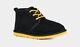 Ugg Neumel Leather Men's Low Chukka Ankle Boots (black/yellow) Size 13