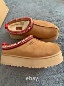 UGG Tazz Platform Slippers Mustard Seed, Chestnut and Black (Multiple sizes)