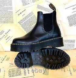 Urban Outfitters Dr Martens 2976 Quad Chelsea Boot Platform Black 41/9 NEW