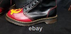 Vintage 80's Banned Dr. Martens Boots 20 Eye (Hammer & Sickle, USSR) Rare