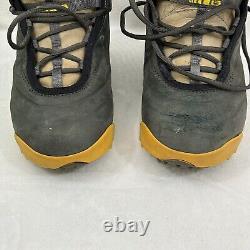 Vintage Burton Freestyle Snowboard Soft Boots Charcoal Black & Yellow Men's 11