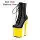Women Modern Boots Mid-calf High Pole Dance Shoes Nightclub Zipper Heel Boots