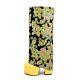 Womens Pu Leather Round Toe Block Heels Flower Embroidery Casual Knee High Boots